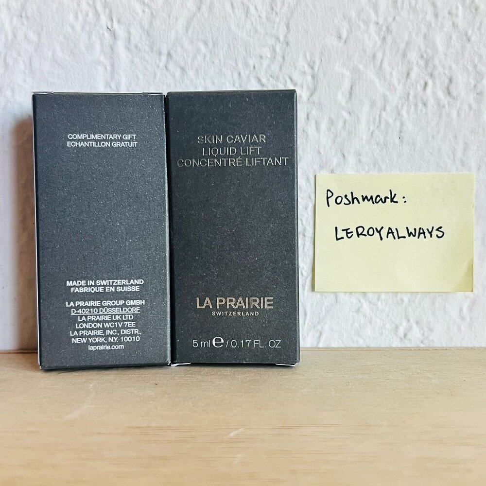 2X BNIB La Prairie Skincare Skin Caviar Liquid Lift 0.17 oz / 5 ml ea.